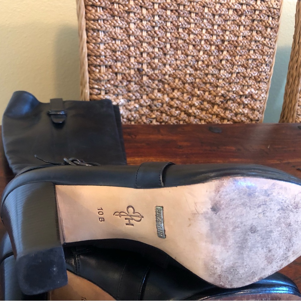 Cole Haan X Nike Black Courtney Air Tall Boots. Size 10 B - Picture 10 of 13